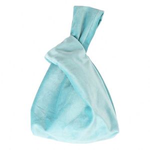 Sac de poignet en velours japonais de luxe, doux et confortable, réutilisable, mini, portable, de bonne qualité, avec logo personnalisé - Product Image 2