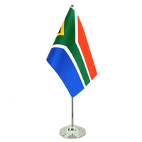 Drapeau de bureau personnalisé avec base de support, drapeaux de bureau personnalisés, mini drapeaux de table pour le bureau