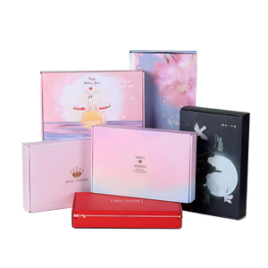 Custom Print Logo Pink Small Shipping Packaging <strong>Box</strong> Cosmetic Skin Care Jewelry Clothing <strong>Gift</strong> Cardboard Kraft <strong>Christmas</strong> Paper <strong>Box</strong> - Product Image 3