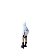 Blouson bomber zippé à capuche épais style hip-hop, nouvelle collection CH Spring, motif croix, version haut de gamme