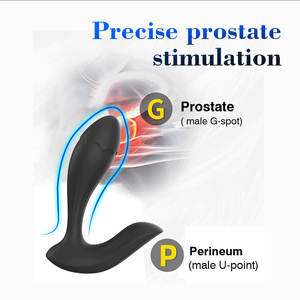 실리콘 전립선 마사지기 | 회음부 자극 기능의 남성용 강력 진동 애널 플러그 | OEM/ODM 공장 - Product Image 3