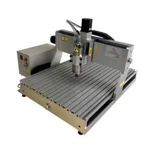 6040Z 2200W 3 Eixo 4 Eixo Mini CNC Router Gravura E Máquina De Perfuração Faixa De Trabalho 600*400mm Para PVC PCB Madeira Trabalho 110V 220V