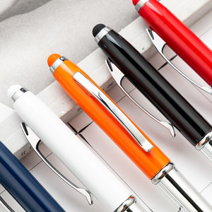 Werbeartikel <span class=keywords><strong>3</strong></span>-in-1 Multifunktionale Aluminium-Metallstifte mit Individuellem Logo Geschenke mit Licht LED-Stylus - Product Image 2