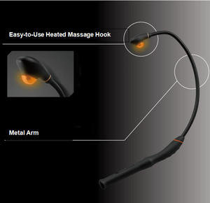 Nuevo Masajeador de Espalda y Cuello, Herramienta de Masaje de Tejido Profundo con Gancho y Calor, Recargable, Mango Largo, Temporizador de 15 Minutos, Martillo de Masaje - Product Image 5