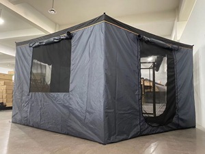 4x4 không thấm nước nhôm 270 độ dù để che nắng có thể thu vào cắm trại mái hiên lều với vỏ cứng xe ngoài trời nơi trú ẩn mặt trời - Product Image 4