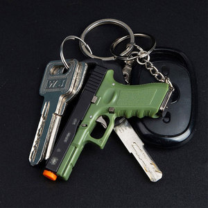 1:3 7Cm Mô Hình 17 Đồ Chơi Súng Móc Khóa Vỏ Ejecting Súng Đồ Chơi Kim Loại Súng Quay Đồ Chơi Súng An Toàn Cho Bé Trai Quà Tặng Lắp Ráp Tháo Dai - Product Image 4