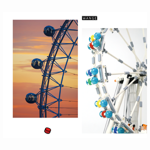 Mini khối xây dựng Bộ mô hình đồ chơi trang trí nội thất London mắt cầu gạch đồ chơi - Product Image 3