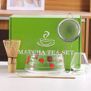 Set de Matcha Portátil y Minimalista con Batidor de Bambú - Utensilios Ecológicos para Bebidas - Product Image 5