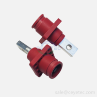 Connecteur d'alimentation de borne en cuivre à courant élevé 200A 8MM pour véhicules électriques nouvelle armoire de stockage de batterie d'énergie