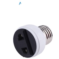 Adaptateur de douille d'ampoule E27 blanc de haute qualité avec connecteur, prise US/EU, support d'ampoule à vis, luminaire, douille de lampe