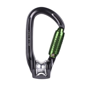 Mosquetón <span class=keywords><strong>de</strong></span> seguridad para escalada al aire libre con bloqueo giratorio y dispositivo <span class=keywords><strong>de</strong></span> seguridad <span class=keywords><strong>de</strong></span> tornillo para trabajos en altura - Product Image 5