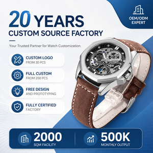 <span class=keywords><strong>Montre</strong></span> automatique pour homme, style affaires, avec cadran ajouré, mouvement <span class=keywords><strong>suisse</strong></span>, bracelet en cuir véritable, <span class=keywords><strong>montre</strong></span> mécanique tourbillon <span class=keywords><strong>personnalisée</strong></span>, vente en gros - Product Image 1