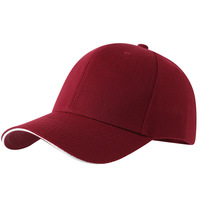 Topi Baseball Enam Panel Berlapis dengan Logo Custom, Laris Manis, Sablon & Bordir Polyester, Cocok untuk Empat Musim, Tersedia Stok