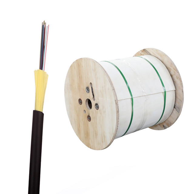 2 Core 12F GJYFJU Heavy Duty TPU Jacket Cable G.657A2 YOFC Fiber Micro ADSS Optical Cable 1KM