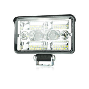 LIUHJG Custom 2 LED Lens Waterproof 12-80V Bright White Front Headlight Driving Lamp Motorcycle Work Led Light for Truck - Product Image 6