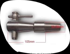 Robinet conique en acier inoxydable à filetage conique pour baril en chêne, utilisation manuelle pour camping-car - Product Image 6
