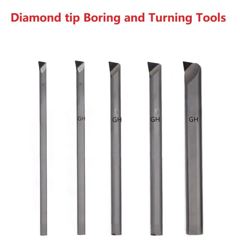 CNC 알루미늄 황동 탄소 섬유 용 다이아몬드 터닝 보어 커터 PCD 보링 도구