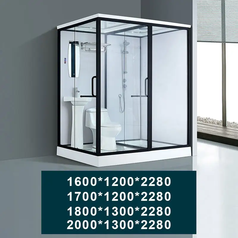 Foshan Manufacturer Prefab Bathroom Modular Shower Room Luxury Hotel Prefab Toilet Modular All In One Bathroom