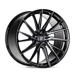 Rines Forjados Multirradio Negros Brillantes 5x120 de 19, 20, 22 y 24 Pulgadas para Mercedes E350 E450 W212 BMW <span class=keywords><strong>Tesla</strong></span> - Product Image 3