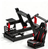Profil en aluminium 4080, simulateur de course personnalisé, support d'écran pour siège inclus pour Moza Simagic PS4 PS5 VR Driving Game