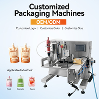 Machine automatique de remplissage et de bouchage de sachets à bec verseur pour boissons, lait de soja, jus, emballage plastique haute précision