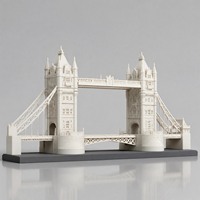 Modèle miniature d'architecture urbaine, souvenir personnalisé imprimé en 3D