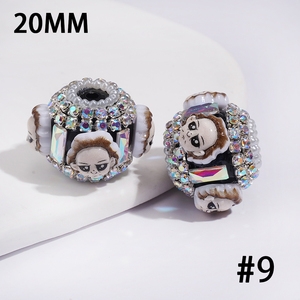 Personaje de Película de Terror con Cadena Rectangular de Diamantes de Colores y Cuentas Hechas a Mano para la Creación de Joyería DIY para Bolígrafos - Product Image 5