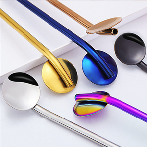 Cuchara de Acero Inoxidable 304 DFS0324, Cuchara para Batir Leche, Té y Café para Bares y Restaurantes, Cuchara Creativa para Postres con Diseño Láser - Product Image 3