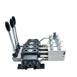 Vanne de commande directionnelle sectionnelle électro-hydraulique manuelle à double action à 3 bobines DCV60 60L/min Huamao 315Bar |   Directement de l'usine - Product Image 5