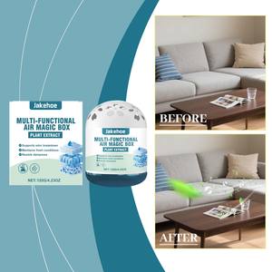 Boîte magique d'air intérieur multifonctionnelle, parfum de menthe naturelle, neutralise et absorbe les odeurs intérieures, désodorisant ménager, désodorisant pour voiture - Product Image 4