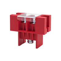 Kotak Sambungan Panel Dinding DC 2-Pin dengan Konektor Lithium, Terminal Daya 100A 200A Model 100A Maks OEM ODM
