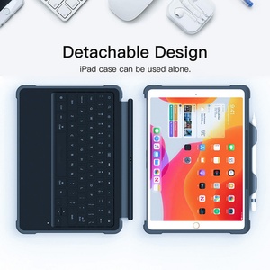 เคสคีย์บอร์ดแบบมีขาตั้ง 3 ขา พร้อมช่องใส่ปากกา ป้องกันอย่างดี รองรับการเชื่อมต่อแบบ Smart Connect และคีย์บอร์ดบลูทูธแบบ Smart 3 ขา รองรับ MFi - Product Image 4