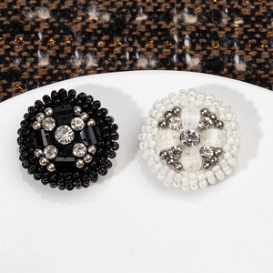 Bán Buôn Ưa Thích Nhựa Handmade Đính Cườm Rhinestone Chân May Nút Cho Trẻ Em Quần Áo Trang Trí - Product Image 4