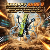 BETAFPV Air65 II 1S Brushless Whoop Quadcopter 0702 36000KV Moteur Matrix 1S 5IN1 II 12A ESC C03 Analogique FPV Racing Tiny Whoop