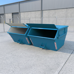 Conteneur à déchets résistant aux chocs Hardox ST-52 BDB P33, style industriel, 4M3, collecteur de déchets, équipement de traitement des déchets - Product Image 3