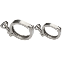 SS304 acier inoxydable broche unique 4 "6" Tri trèfle TC collier de serrage raccord de tuyau robuste Tri-pince