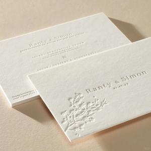 Biglietto da visita personalizzato con cartoline con carta di auguri tipografica in oro di lusso all'ingrosso cartoline di ringraziamento con buste - Product Image 5