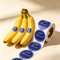 Aangepaste Biologisch Afbreekbare Fruitlabels |   Voedselveilige composteerbare hittebestendige waterdichte kleefsticker sterk