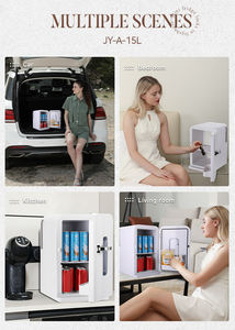 ตู้เย็นขนาดเล็กตู้เย็น 15 ลิตรใหม่ประตูกระจก 12v 110v Ac Dc เสียงรบกวนต่ําอบอุ่นและเย็นสําหรับรถบ้าน - Product Image 6