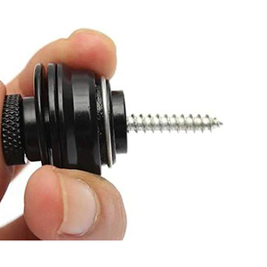 Botón negro Straplocks Cerradura de correa de <span class=keywords><strong>guitarra</strong></span> eléctrica para acústica Folk Classic Bass <span class=keywords><strong>Guitarra</strong></span> Botón Parte Correa - Product Image 2