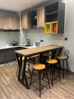 Pieds de table en métal modernes et robustes pour salle de réunion, base de table à manger