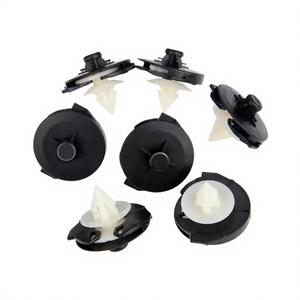Clips de fixation en plastique pour panneaux de porte de voiture Volkswagen Audi 6N0868243A pour réparation de garnitures - Product Image 1