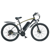 Sepeda Listrik Ban Tebal Burchda RX60 800W48V15Ah 27.5 Inci 21 Kecepatan Elektronik