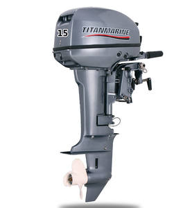 Mesin motor tempel 15FMHL 2 tak 15HP, mesin perahu laut, poros panjang - Product Image 1