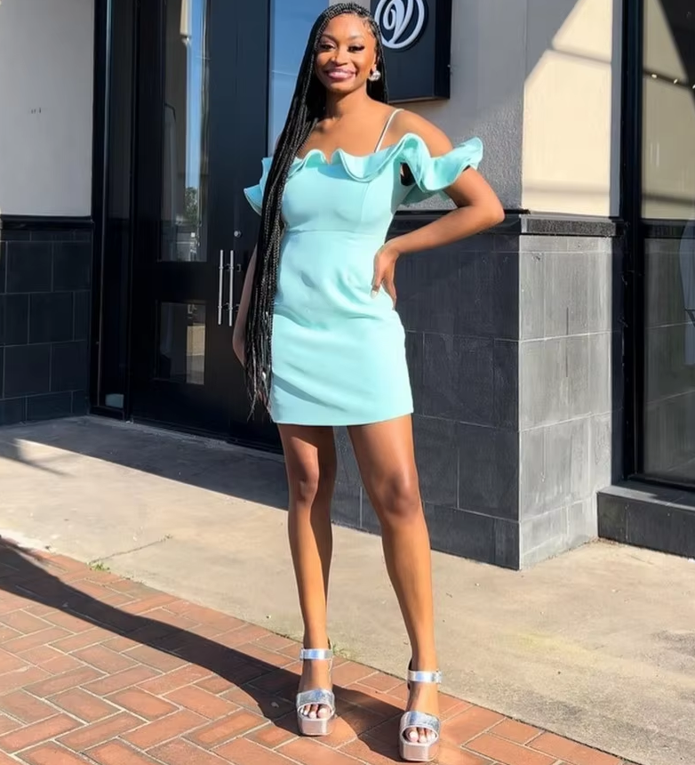 slim fit dress slacks Sheath Homecoming Dresses 16th Birthday Outfits,Black Girl Short Club –  Simplepromdress main image 0