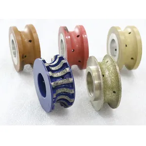 Baixin cnc roda de perfil v20, pedra de diamante, ferramenta de polimento para edging, mármore de quartzo, pedra