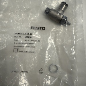 Valvola di controllo del flusso unidirezionale FESTO VFOH-LE-A-G1/8-Q6 con attacco a innesto G1/8 maschio QS-6 - Product Image 6