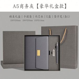 Set de Regalo de Cuaderno Ejecutivo de Lujo 2023 con Logotipo Personalizado, Bolígrafo con Serigrafía y Caja - Regalo Promocional de Oficina de Alta Gama - Product Image 4
