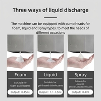 Dispensador de Jabón Líquido Comercial de Metal, Montado en la Pared, Resistente al Vandalismo, Sin Contacto, para Hoteles, Oficinas, Baños Públicos e Higiene