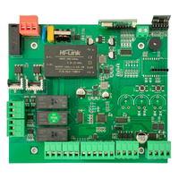 Carte de circuit imprimé pour ouvre-porte de cour DC avec écran OLED et Bluetooth – Contrôleur PCB au design moderne pour moteurs de portails battants/coulissants, idéal pour villas et parcs.